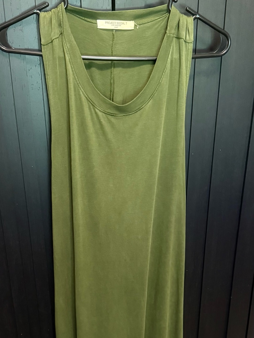 Project Social T Olive Maxi Skirt